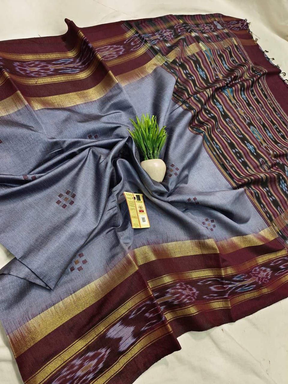 Super Cotton Silk Blend Fabric Sarees